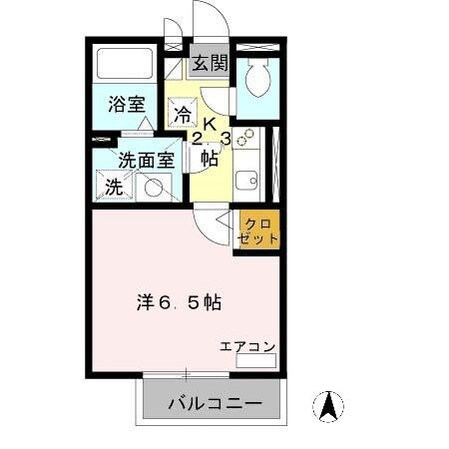 ヴェルドミール栄根の物件間取画像